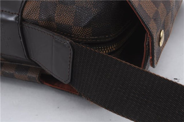 Authentic Louis Vuitton Damier Naviglio Shoulder Cross Body Bag N45255 LV 8995D