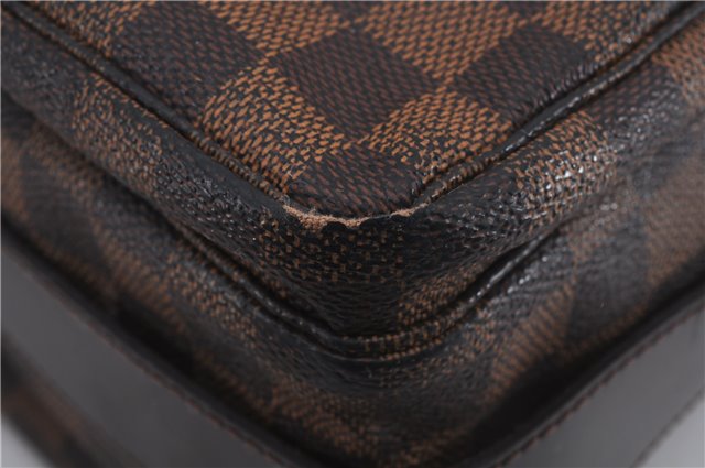 Authentic Louis Vuitton Damier Naviglio Shoulder Cross Body Bag N45255 LV 8995D