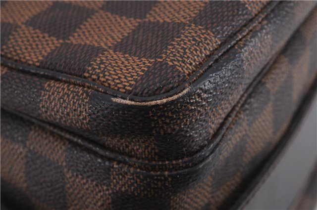 Authentic Louis Vuitton Damier Naviglio Shoulder Cross Body Bag N45255 LV 8995D