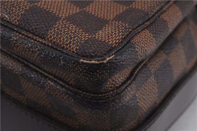 Authentic Louis Vuitton Damier Naviglio Shoulder Cross Body Bag N45255 LV 8995D