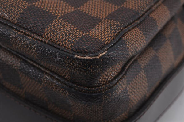 Authentic Louis Vuitton Damier Naviglio Shoulder Cross Body Bag N45255 LV 8995D
