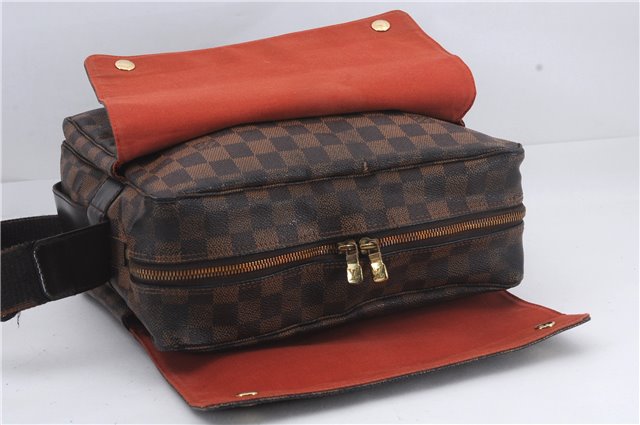 Authentic Louis Vuitton Damier Naviglio Shoulder Cross Body Bag N45255 LV 8995D