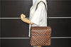 Authentic Louis Vuitton Damier Naviglio Shoulder Cross Body Bag N45255 LV 8995D