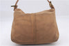 Authentic FENDI Vintage Shoulder Hand Bag Purse Suede Leather Beige 8996D