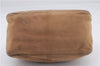 Authentic FENDI Vintage Shoulder Hand Bag Purse Suede Leather Beige 8996D