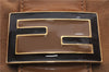 Authentic FENDI Vintage Shoulder Hand Bag Purse Suede Leather Beige 8996D