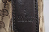 Authentic GUCCI Shoulder Cross Body Bag GG Canvas Leather 145857 Brown 9000D
