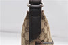 Authentic GUCCI Shoulder Cross Body Bag GG Canvas Leather 145857 Brown 9000D
