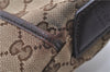 Authentic GUCCI Shoulder Cross Body Bag GG Canvas Leather 145857 Brown 9000D
