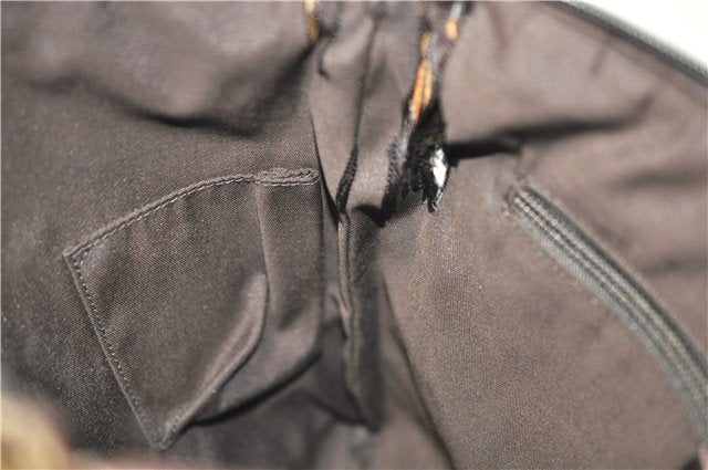 Authentic GUCCI Shoulder Cross Body Bag GG Canvas Leather 145857 Brown 9000D