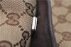 Authentic GUCCI Shoulder Cross Body Bag GG Canvas Leather 145857 Brown 9000D