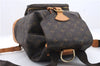 Authentic Louis Vuitton Monogram Montsouris GM Backpack M51135 LV 9002C
