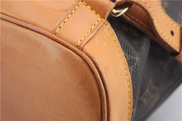 Authentic Louis Vuitton Monogram Montsouris GM Backpack M51135 LV 9002C