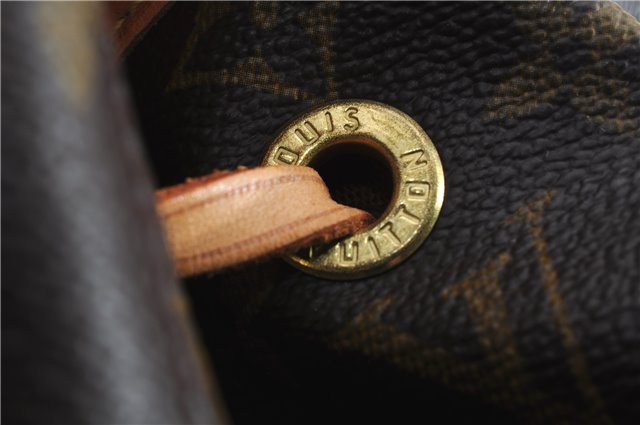 Authentic Louis Vuitton Monogram Montsouris GM Backpack M51135 LV 9002C