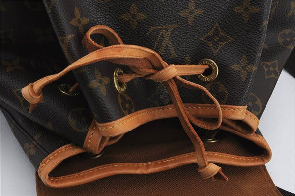Authentic Louis Vuitton Monogram Montsouris GM Backpack M51135 LV 9002C