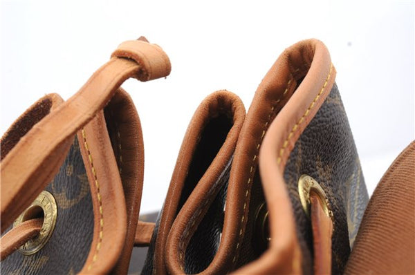 Authentic Louis Vuitton Monogram Montsouris GM Backpack M51135 LV 9002C