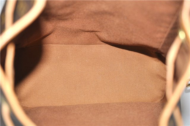 Authentic Louis Vuitton Monogram Montsouris GM Backpack M51135 LV 9002C