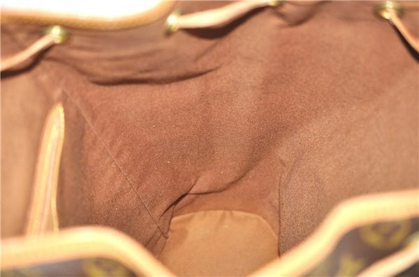 Authentic Louis Vuitton Monogram Montsouris GM Backpack M51135 LV 9002C