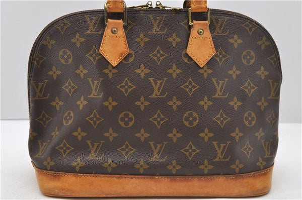 Authentic Louis Vuitton Monogram Alma Hand Bag M51130 LV 9006C