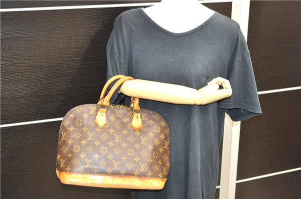 Authentic Louis Vuitton Monogram Alma Hand Bag M51130 LV 9006C