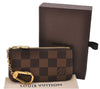 Authentic Louis Vuitton Damier Pochette Cles Coin Purse Case N62658 LV Box 9008E