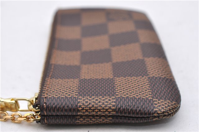 Authentic Louis Vuitton Damier Pochette Cles Coin Purse Case N62658 LV Box 9008E