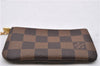 Authentic Louis Vuitton Damier Pochette Cles Coin Purse Case N62658 LV Box 9008E