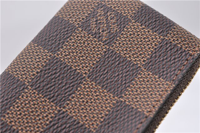 Authentic Louis Vuitton Damier Pochette Cles Coin Purse Case N62658 LV Box 9008E