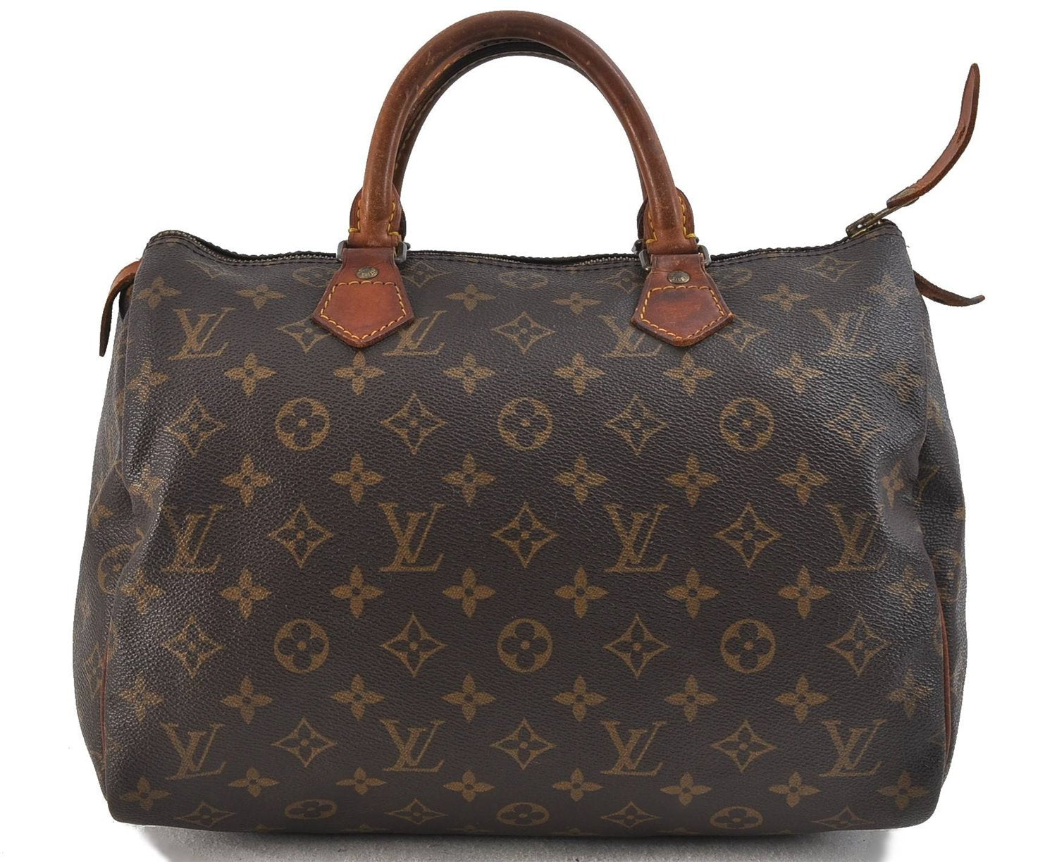 Authentic Louis Vuitton Monogram Speedy 30 Hand Bag M41526 LV 9009C