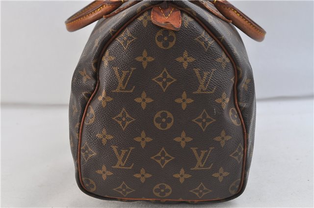 Authentic Louis Vuitton Monogram Speedy 30 Hand Bag M41526 LV 9009C