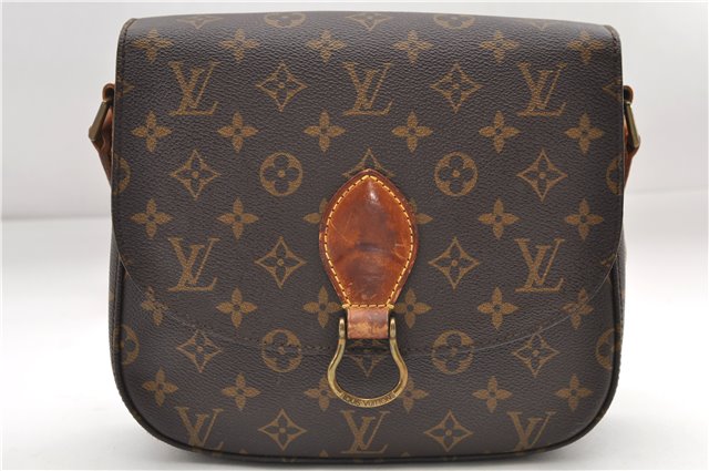 Auth Louis Vuitton Monogram Saint Cloud GM Shoulder Cross Bag M51242 LV 9013D