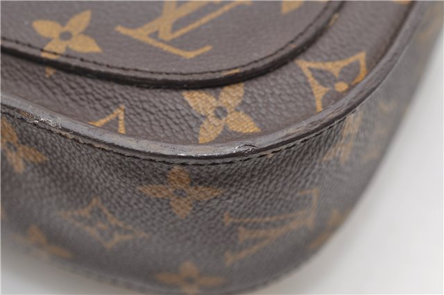Auth Louis Vuitton Monogram Saint Cloud GM Shoulder Cross Bag M51242 LV 9013D