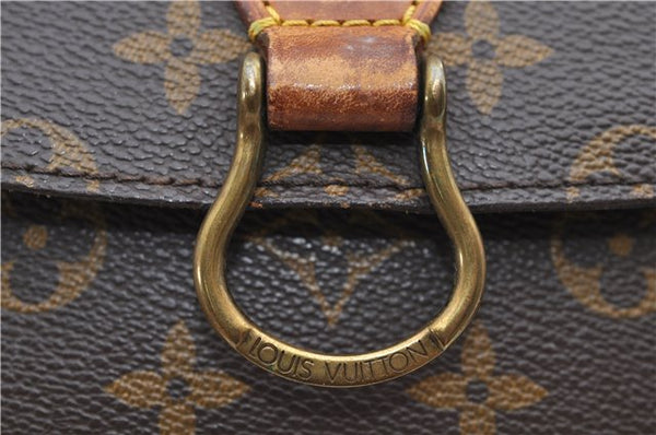 Auth Louis Vuitton Monogram Saint Cloud GM Shoulder Cross Bag M51242 LV 9013D
