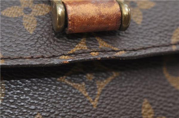 Auth Louis Vuitton Monogram Saint Cloud GM Shoulder Cross Bag M51242 LV 9013D