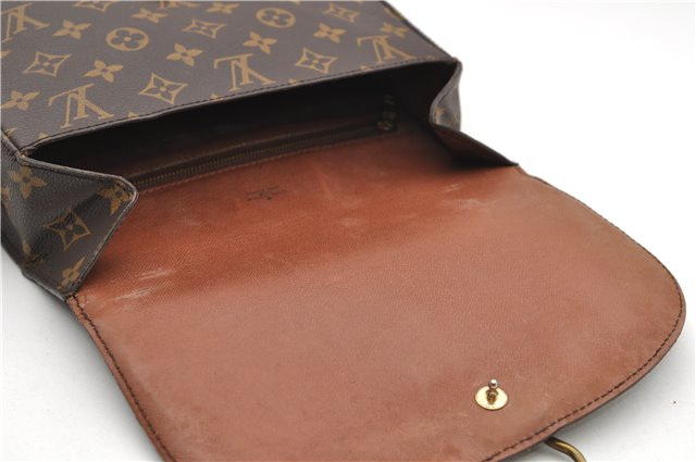 Auth Louis Vuitton Monogram Saint Cloud GM Shoulder Cross Bag M51242 LV 9013D