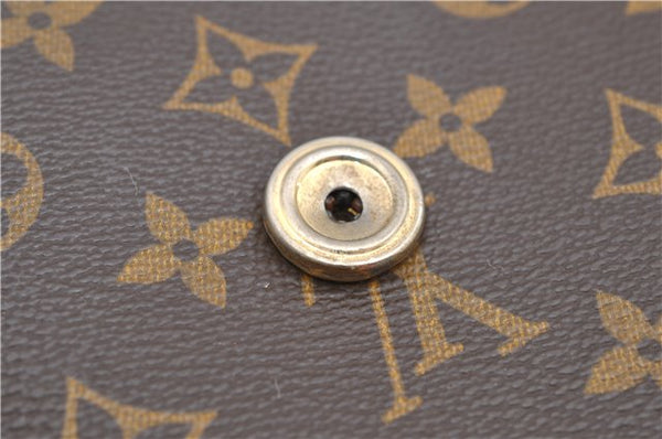 Auth Louis Vuitton Monogram Saint Cloud GM Shoulder Cross Bag M51242 LV 9013D