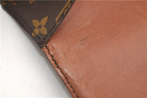 Auth Louis Vuitton Monogram Saint Cloud GM Shoulder Cross Bag M51242 LV 9013D