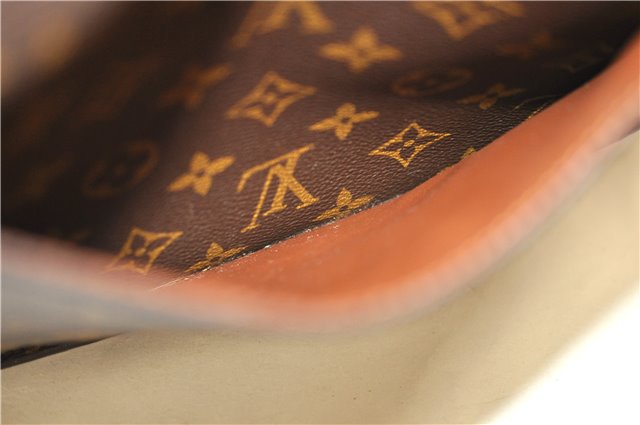 Auth Louis Vuitton Monogram Saint Cloud GM Shoulder Cross Bag M51242 LV 9013D
