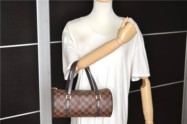 Authentic Louis Vuitton Damier Papillon 26 Hand Bag Purse N51304 LV 9013F