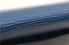 Authentic Louis Vuitton Epi Arts Deco Clutch Bag Blue M52635 LV 9014D