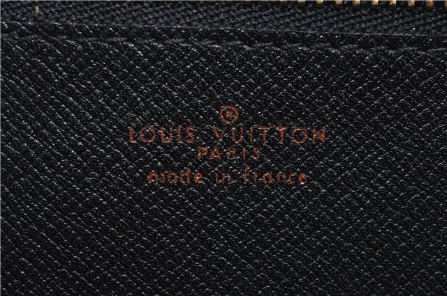 Authentic Louis Vuitton Epi Arts Deco Clutch Bag Blue M52635 LV 9014D