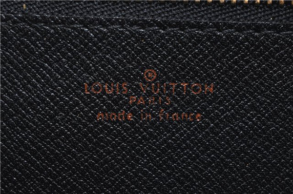 Authentic Louis Vuitton Epi Arts Deco Clutch Bag Blue M52635 LV 9014D