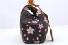 Auth Louis Vuitton Monogram Cherry Blossom Sac Retro PM Hand Bag M92012 LV 9016C