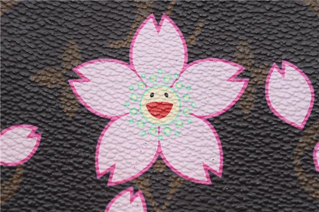 Auth Louis Vuitton Monogram Cherry Blossom Sac Retro PM Hand Bag M92012 LV 9016C