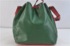 Auth Louis Vuitton Epi Petit Noe Bi-color Green x Red M44147 Shoulder Bag 9017C