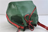 Auth Louis Vuitton Epi Petit Noe Bi-color Green x Red M44147 Shoulder Bag 9017C