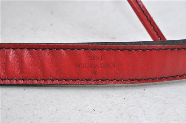 Auth Louis Vuitton Epi Petit Noe Bi-color Green x Red M44147 Shoulder Bag 9017C