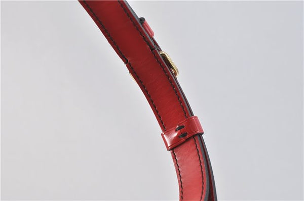 Auth Louis Vuitton Epi Petit Noe Bi-color Green x Red M44147 Shoulder Bag 9017C