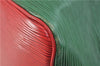 Auth Louis Vuitton Epi Petit Noe Bi-color Green x Red M44147 Shoulder Bag 9017C
