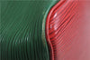 Auth Louis Vuitton Epi Petit Noe Bi-color Green x Red M44147 Shoulder Bag 9017C